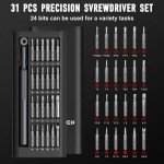 31-in-1 Precision Screwdriver Set with Case