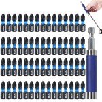 61PCS #2 Phillips Impact Bit Set with Driver