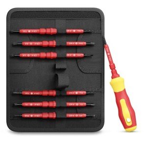 Insulated Screwdriver Set with 14 Magnetic Tips