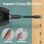 10-Piece Magnetic Screwdriver Bit Set for Impact Wrenches