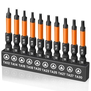 Saipor 13-Piece Magnetic Triangle Screwdriver Bit Set