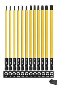 12PCS Torx Screwdriver Bit Set - T7-T40 6