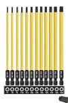 Saipor 12-Piece Long Torx Screwdriver Bit Set