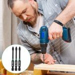 10-Piece Magnetic Screwdriver Bit Set for Impact Wrenches