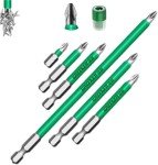 Magnetic Screwdriver Bit Set - 6 Durable Bits