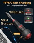 PENTASPI 3.6V Cordless Electric Screwdriver Set