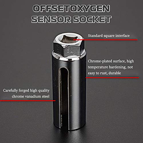 GOHAWKTEQ Automotive Oxygen Sensor Socket 5Pcs Set