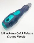 1/4" Hex Quick Release Bit Driver Handle