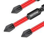 Saipor 10-Piece PH2 Anti-Slip Screwdriver Bit Set