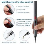 Mini Electric Screwdriver Set with 72 Magnetic Bits