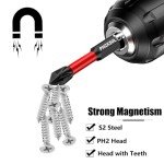 Saipor 10-Piece PH2 Anti-Slip Screwdriver Bit Set