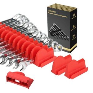 48-Piece Magnetic Wrench Organizer Set