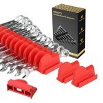 Magnetic Wrench Organizer Set - 48 Pieces