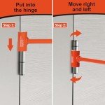Hinge Gap Adjustment Wrench Tool Set - Orange