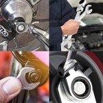 Leliafleury 2pc 12mm Flex-Head Ratchet Wrench Set