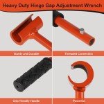 Hinge Gap Adjustment Wrench Tool Set - Orange