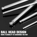TOP-VIGOR 3/16" Ball End Hex Key Wrench