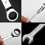11mm Ratchet Spanner Wrench - Chrome Vanadium Steel