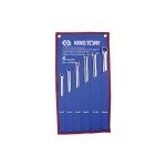 KING TONY Offset Ring Wrench Set, 6 Pieces