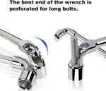 Leliafleury 2Pcs 10mm L-Shaped Socket Wrench Set