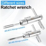 Adjustable Tap Wrench Set with T-Handle