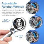 52-in-1 Universal Adjustable Ratchet Wrench Tool