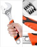 QWORK® 3-in-1 Adjustable Soft Grip Wrench