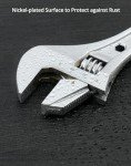 QWORK® 3-in-1 Adjustable Soft Grip Wrench