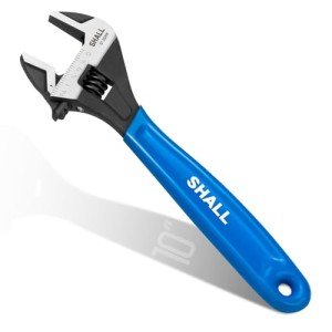 10-Inch Adjustable Wrench with Cushion Grip
