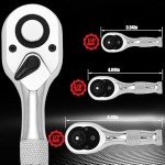 DSBYKJ Mini 3-Piece Ratchet Socket Wrench Set