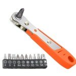 Voarge 1/4" Magnetic Ratchet Wrench & Bits