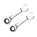 2-Pack 10mm Stubby Ratchet Wrenches for Bikes