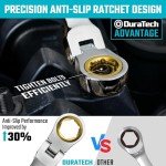DURATECH 8x9mm Extra Long Flex-Head Wrench