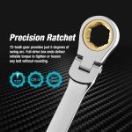 DURATECH 8x9mm Extra Long Flex-Head Wrench