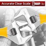 Sharp-tec 8 Inch Adjustable Spanner Wrench Set
