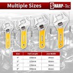 Sharp-tec 8 Inch Adjustable Spanner Wrench Set