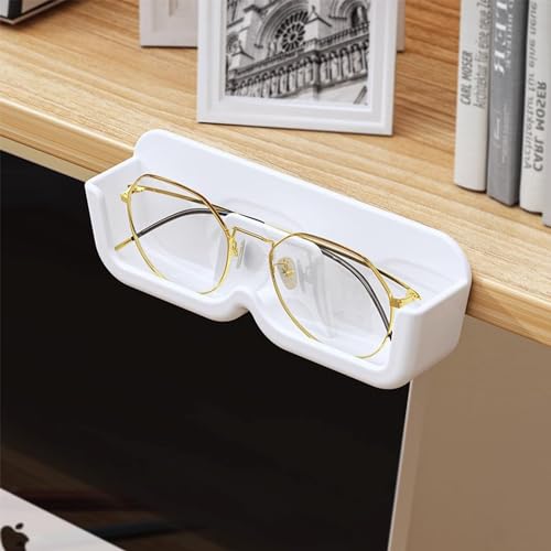LCHJDJX 3pcs Sunglasses Holder Wall Mounted, Sunglasses Organizer Wall, Eyeglasses Glasses Display Stand for Wall，Drill-free Glasses Display Stand, Glasses Holder for Bathroom/Bedroom/Office/Door