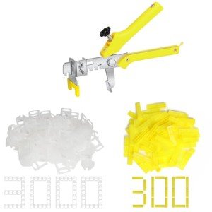Tile Leveling System with Pliers and Spacers Kit