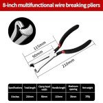 8" Automotive Disconnect Pliers with Ergo Grip