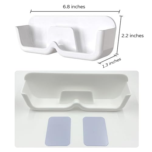 LCHJDJX 3pcs Sunglasses Holder Wall Mounted, Sunglasses Organizer Wall, Eyeglasses Glasses Display Stand for Wall，Drill-free Glasses Display Stand, Glasses Holder for Bathroom/Bedroom/Office/Door