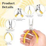 Giantree 2-Pack Small Needle Nose Pliers, 5.5