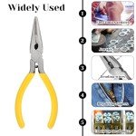 Giantree 2-Pack Small Needle Nose Pliers, 5.5