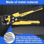 Adjustable Wire Stripper and Cutter Tool, Yellow