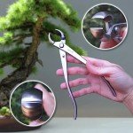 Zefiru Curved Stainless Steel Bonsai Pruner 210mm