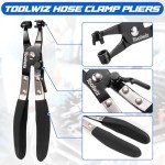 130-Piece Spring Hose Clamps with Pliers Set