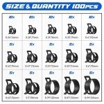 100Pcs Spring Hose Clamps & Pliers Set