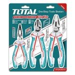 TOTAL 3-Piece Reinforced Pliers Set