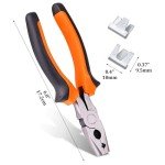Wire Cage Buckle Clips and Pliers Set - 300 Pcs