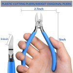 5" Wire Cutters for Electronics and Jewelry Making