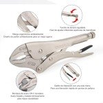Heavy Duty 10-Inch Curved Jaw Locking Pliers